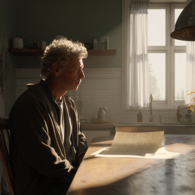 mdillon71_Photorealistic_image_of_a_person_sitting_at_a_kitch_46cf65a8-50c0-489c-9a35-af84ba5fb6f3_0